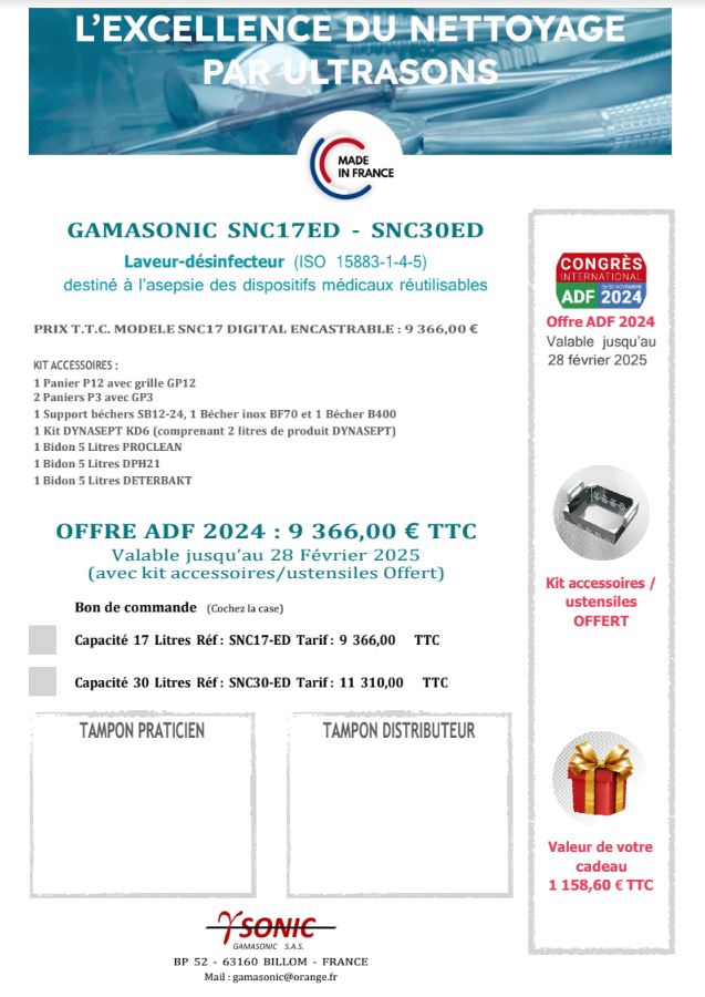 Offres Gamasonic ADF 24